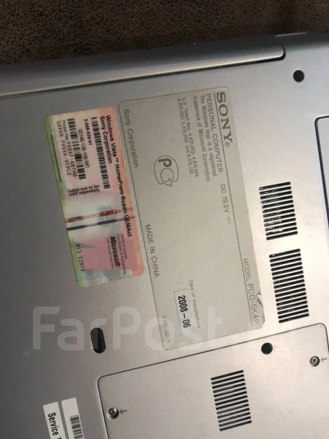 Sony VAIO VGN. Bluetooth: 1 ����