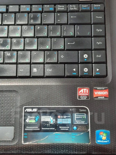 Asus K40AB. 14", ��� 4 ��, ���� 250���, WiFi: 1 ����