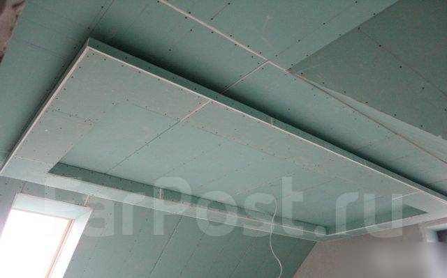 Монтаж ГВЛ, ГКЛ, гипсокартон. Утепление стен во Владивостоке