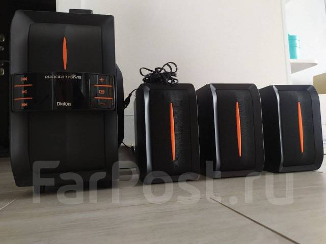 Продам аудиосистему Dialog AP-540 - колонки, сабвуфер, 220В, новый, в ...