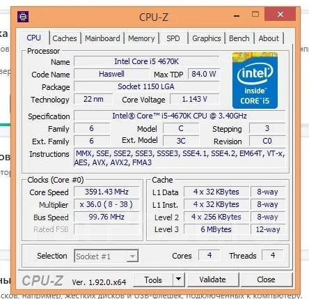 Intel Core i5-4670K ����