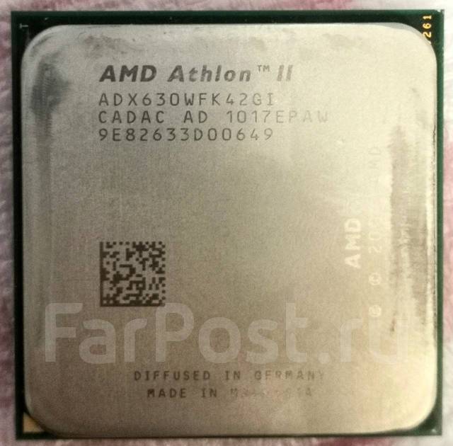 AMD Athlon II X4 630 2.8 GHz 4core 2 Mb 95W 4000 MHz