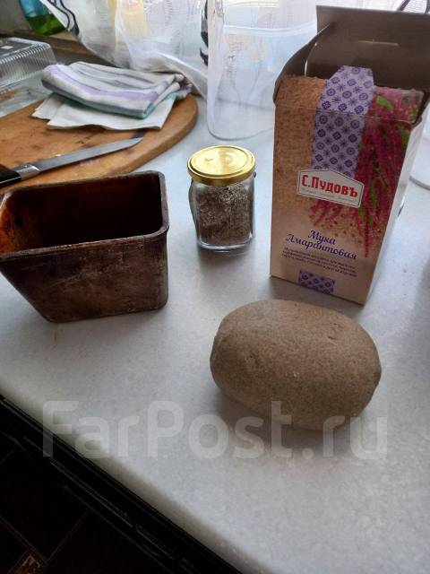 Хлеб из амаранта, на закваске, в наличии. Цена: 250₽ во Владивостоке