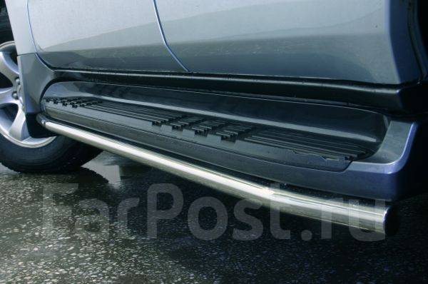 Защита штатных порогов Прадо 120 купить в Петропавловске-Камчатском по ...