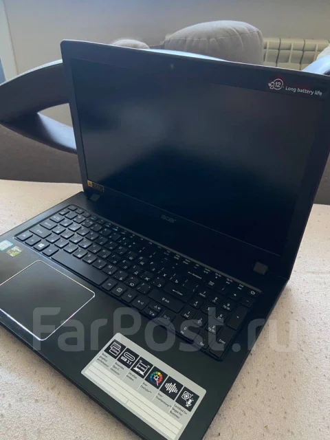 Acer Aspire E5-575G. 15.6", 2,7����, ��� 12 ��, ���� 1 000���, WiFi: 1, Bluetooth: 1, ����������� �� 12��. ����
