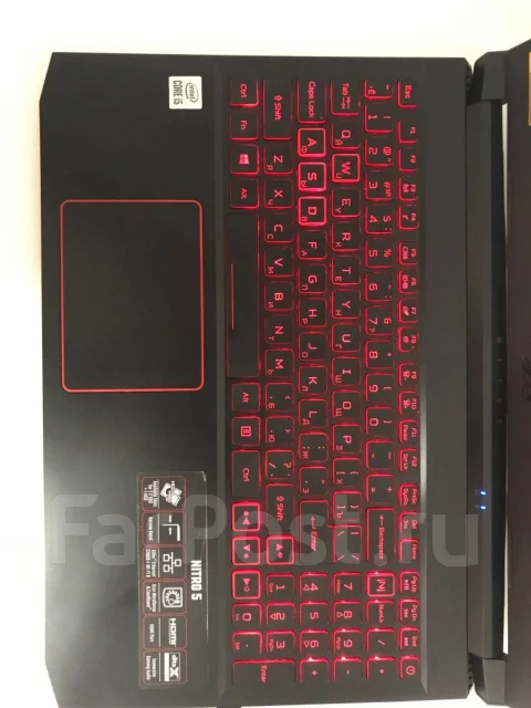 Acer Nitro 5 AN515-55. 15.6", 2,5����, ��� 8 ��, ���� 512���, WiFi: 1, Bluetooth: 1, ����������� �� 9��. ����