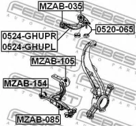 ����������� ��������� ������� ������ | ����� ����/��� | Febest MZAB154 MZAB154 ����