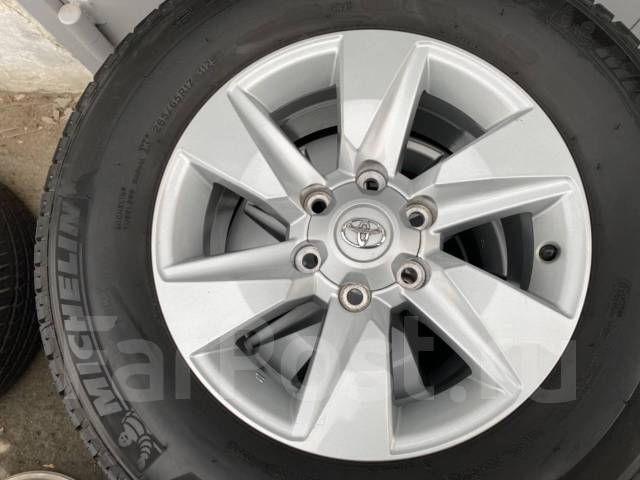Комплект летней резины на литье Toyota LC Prado 265/65R17 (2018 год ...
