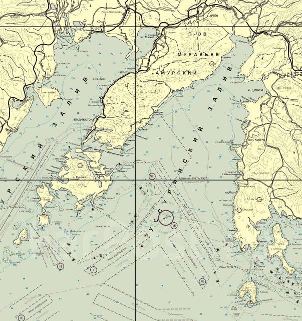 Карта глубин приморского края