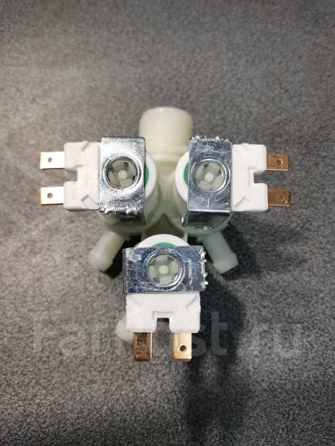 Клапан стиральной машины наливной трехходовой, новый, в наличии. Цена ...