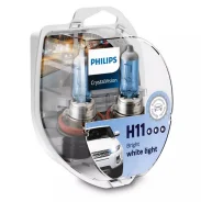 ����� �������� H11 (+W5W) 12V 55W PGJ19-2 CrystalVision (��2/10) Philips 12362CVSM 12362CVSM ����