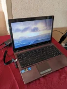 Asus X53S. 15.6", 3,1����, ��� 4 ��, ���� 512���, WiFi: 1, Bluetooth: 1, ����������� �� 1��. ����