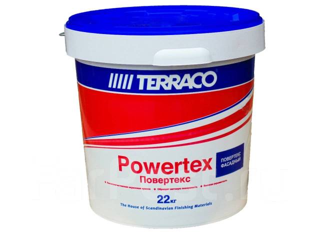 Powertex матовая краска 22кг фасадная (Хабаровск) (Повертекс), в ...