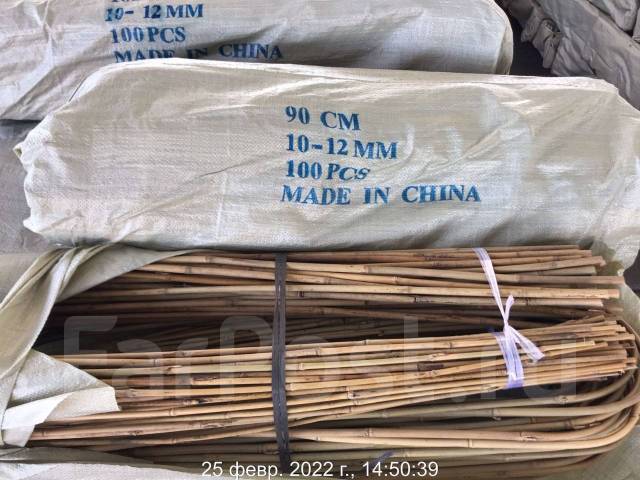 Опора для растений, бамбук, от 30 руб/шт, новый, в наличии. Цена: 30 ...