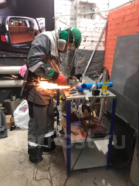 Замена катализатора на новый! Установка катализатора! Пламегаситель ...