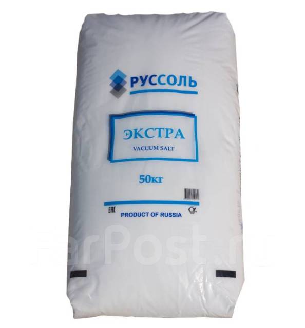 Соль поваренная пищевая Экстра 50 кг - Продукты питания во Владивостоке