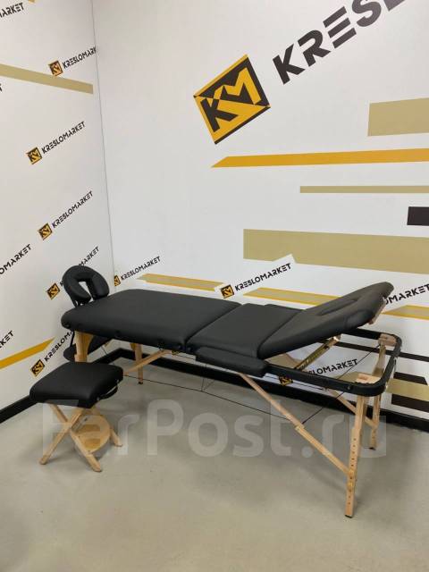 Трехсекционный Массажный стол BODY FIT 186x60см Высота 58-82см Арт512 ...
