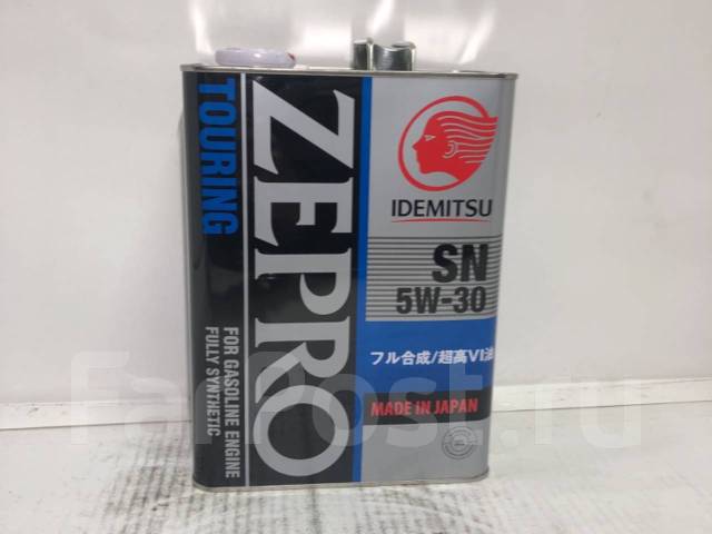 Idemitsu Zepro Touring 5W30 SN 4л Возможна замена 300р, синтетическое ...