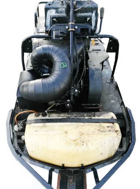 Глушитель на Буран тюнинг с резанатором (комплект) выхлоп вправо через капот