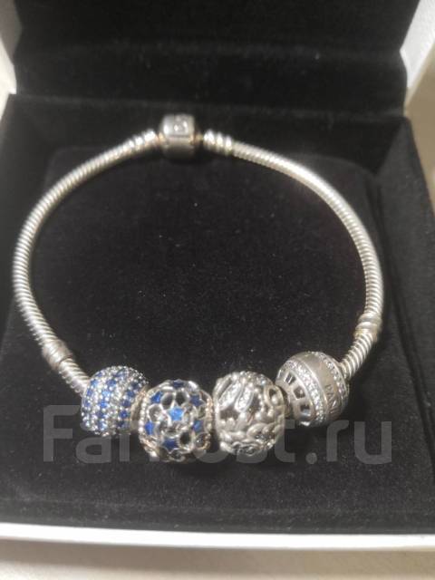 Браслет Pandora оригинал серебро 925 новый, женщине, б/у, в наличии. Цена: 12 000₽ во Владивостоке