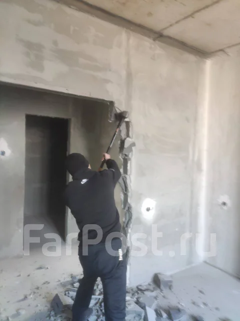 Демонтаж. Короба. Потолка. Перегородки. Стены. Проёмы. Ванны. Вывоз ...