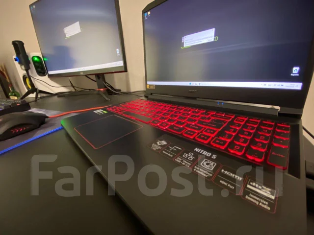 Обменяю ноутбук acer nitro 5 на авто, 15.6\", 850 Гб, 16 гб, WiFi ...