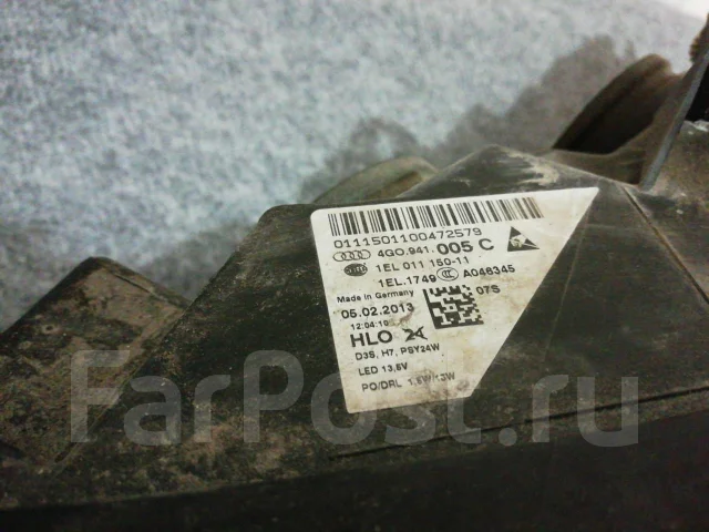 ���� ����� ������ Audi A6 C7 4G0 4G0941005� ����