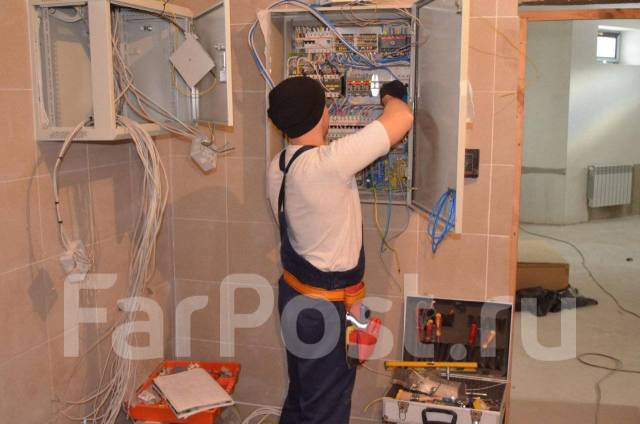 Электрик - монтаж электрики - сборка щитов - Аварийный выезд во ...
