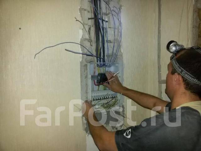 Электрик - монтаж электрики - сборка щитов - Аварийный выезд во ...