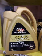 Gulf Western Oil. 5W-40, �������������, 4��. ����