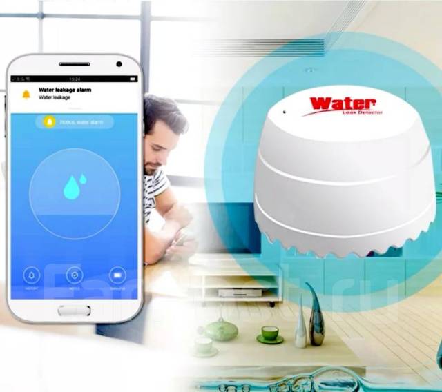 Wi-Fi датчик утечки протечки воды Tuya xiaomi, детектор, новый, в ...