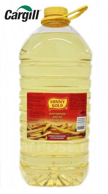 Масло подсолнечное для фритюра 5 л Sunny Gold, в наличии. Цена: 823₽ во ...