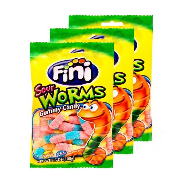 Жевательный мармелад fini worms