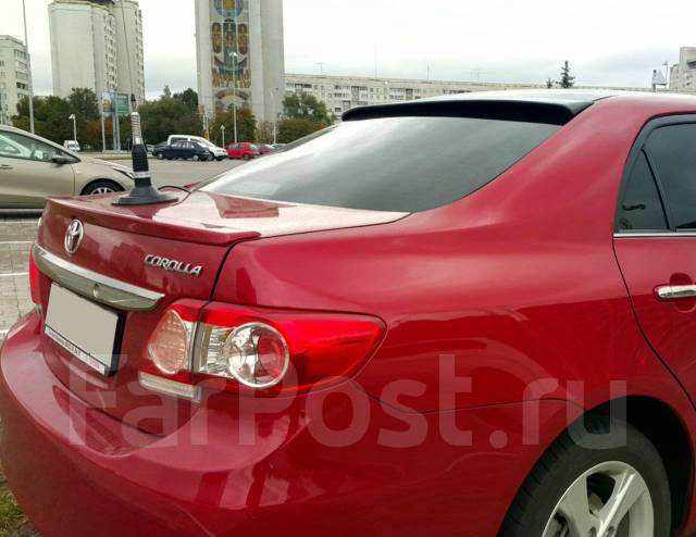 Лип спойлер на Toyota Corolla 150 (Тойота Королла 150) 2006-2012г ...
