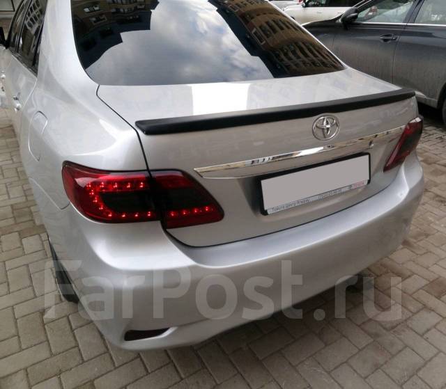 Лип спойлер на Toyota Corolla 150 (Тойота Королла 150) 2006-2012г ...