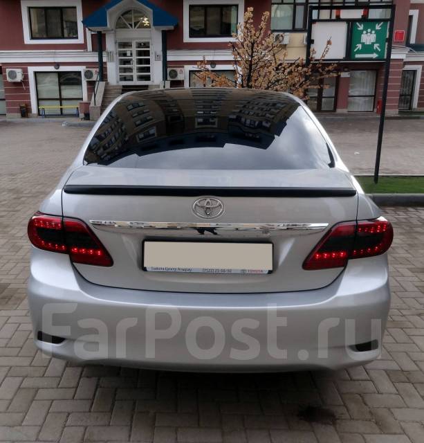 Лип спойлер на Toyota Corolla 150 (Тойота Королла 150) 2006-2012г ...