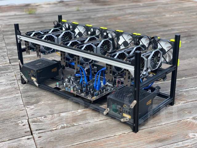 современная ферма для майнинга с эффективным охлаждением