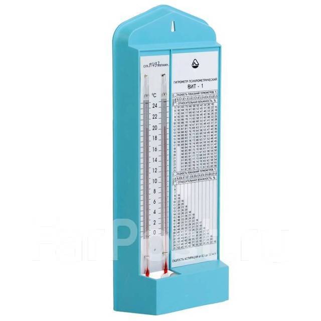 Гигрометр психрометрический ВИТ-1 с Поверкой (от 0 до +25°C), новый, в ...
