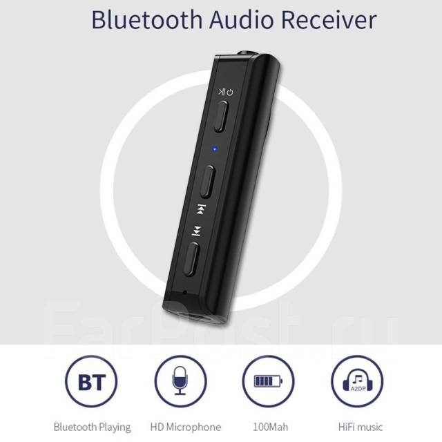 AUX Беспроводной Bluetooth адаптер ресивер 3,5 мм (G29) ! В iStudio ...