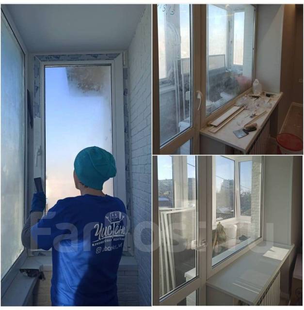 Уборка после ремонта квартир, домов, кафе, помещений. Мытьё фасадов во ...