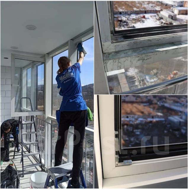 Уборка после ремонта квартир, домов, кафе, помещений. Мытьё фасадов во ...