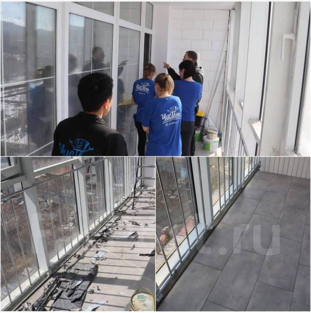 Уборка после ремонта квартир, домов, кафе, помещений. Мытьё фасадов ...