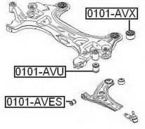     Chevrolet AVEO T200 2002-2006 ASVA 1101-AVX AR16960 