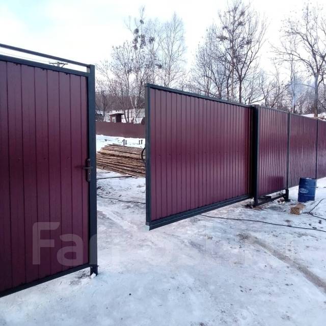 Установка заборов в Хабаровске