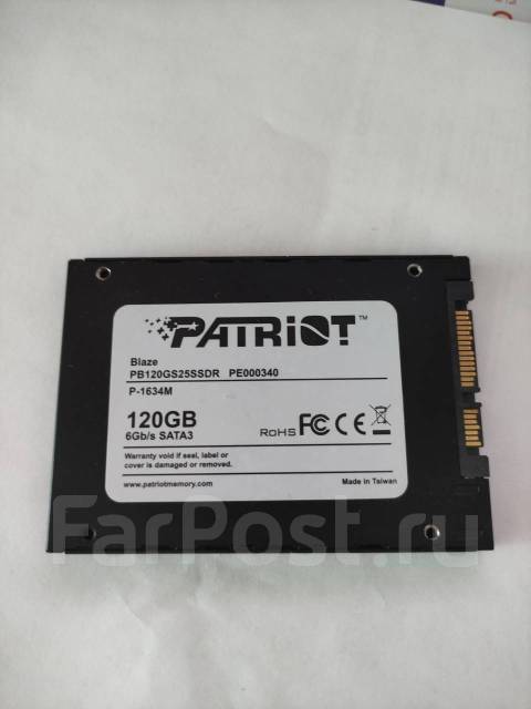 Ssd patriot blaze 120gb прошивка