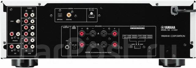 Интегральный усилитель Yamaha A-S301 black Новый, в наличии. Цена: 56 ...