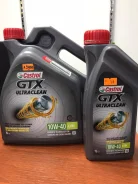 Castrol GTX Ultraclean. 10W-40, �������������, 4��. ����