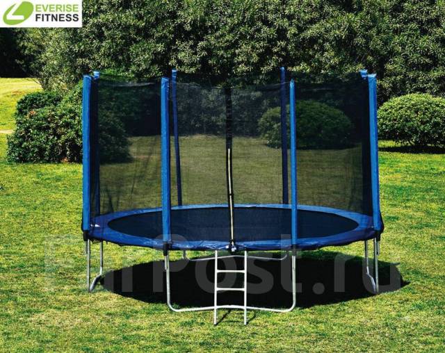 Батут HC-TA-12FT 12FT (диам.366см) (1/1) из 2-х частей с лестницей ...