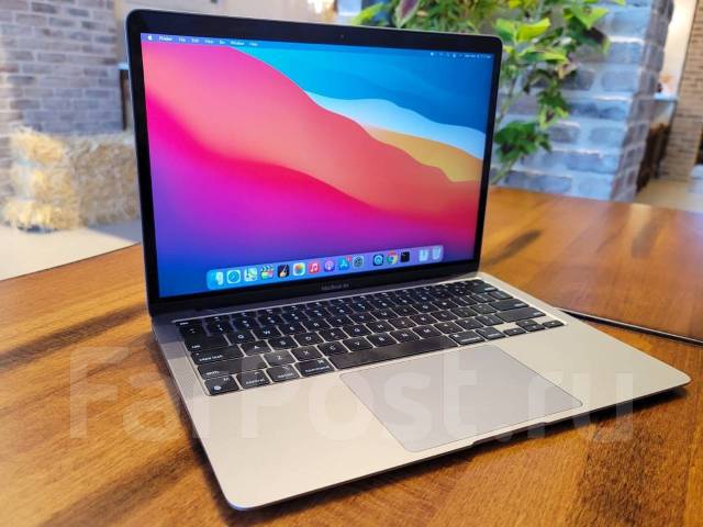 Apple MacBook Air (M1, 2020) 8 ГБ, 256 ГБ SSD, серебристый, ноутбук, 13 ...