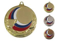 Комплект медалей Лидер 1-2-3 место триколор LD109 фото